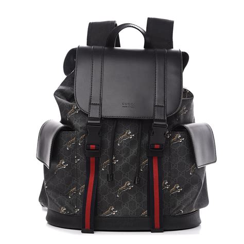 gucci backpack supreme padlock|Gucci supreme backpack tiger.